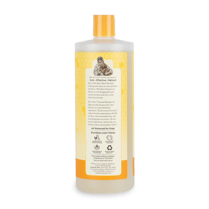 Gentle Natural Oatmeal Shampoo with Colloidal Oat Flour & Honey - Sulfate & Paraben Free - 32 Oz