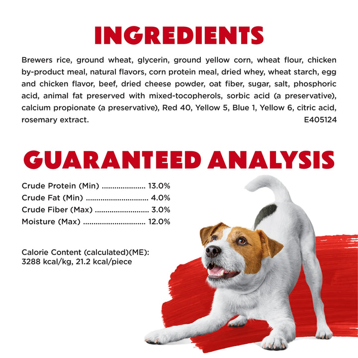Purina  Baked Delights Hugs with Real Beef and Cheese Oven Baked Dog Treats