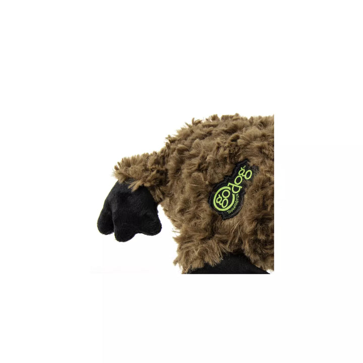 Godog Playclean Sloth Squeaker Plush Pet Toy for Dogs & Puppies