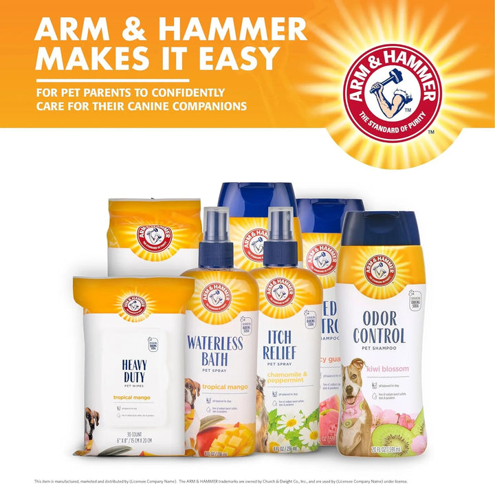 Revitalize Your Pup: 3-Pack Dog Deodorizing Shampoo with Baking Soda & Kiwi Blossom - 20 Oz Each