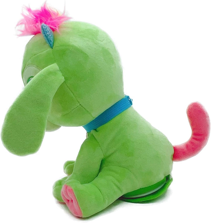 Interactive Animated Twirling Moving Dog Stuffed Animal Plush Toy, Spins around Making Laugh Sounds, 9 Inches
