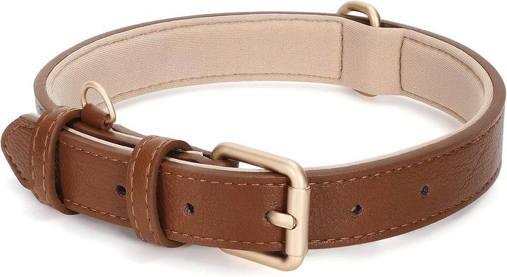 Leather Dog Collar for Small Medium Large Dog