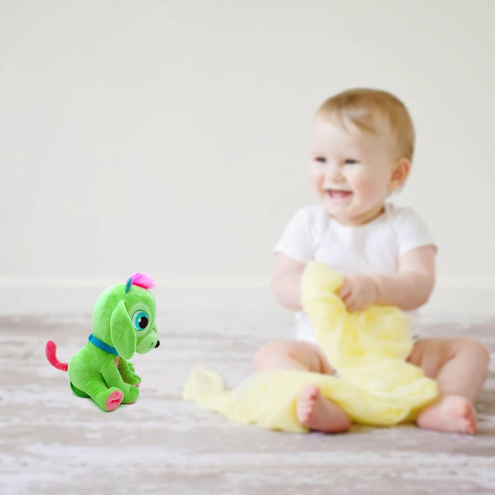 Interactive Animated Twirling Moving Dog Stuffed Animal Plush Toy, Spins around Making Laugh Sounds, 9 Inches