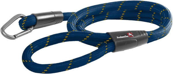 Dog Leash | 6 Foot Reinforced Leashes for Large Breed Dogs | Strong Durable Leash with Sturdy Carabiner Attachment and Comfort Grip Handle to Resist Pulling | Navy Blue