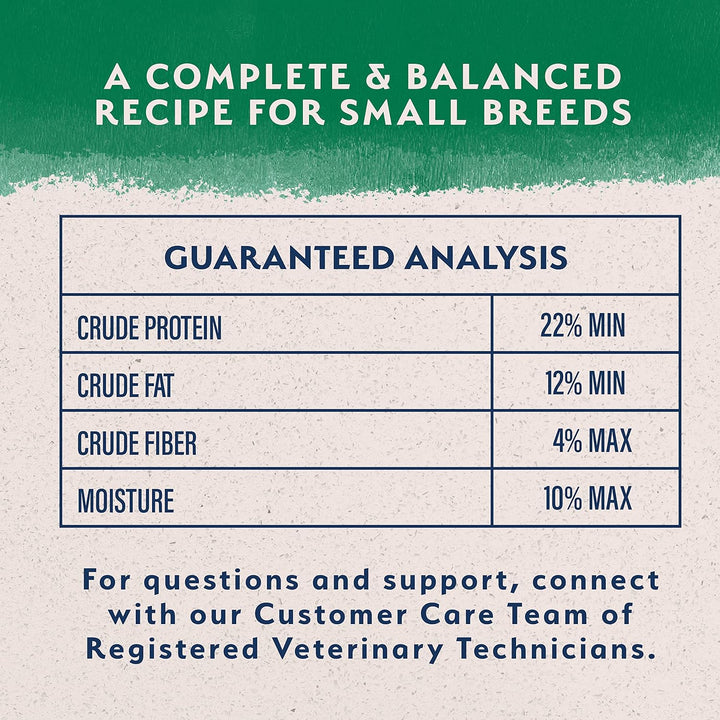 Limited Ingredient Small-Breed Adult Dry Dog Food with Healthy Grains, Lamb & Brown Rice Recipe, 4 Pound (Pack of 1)