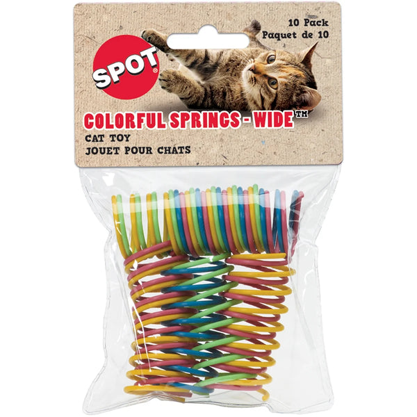 Wide Colorful Springs Cat Toy