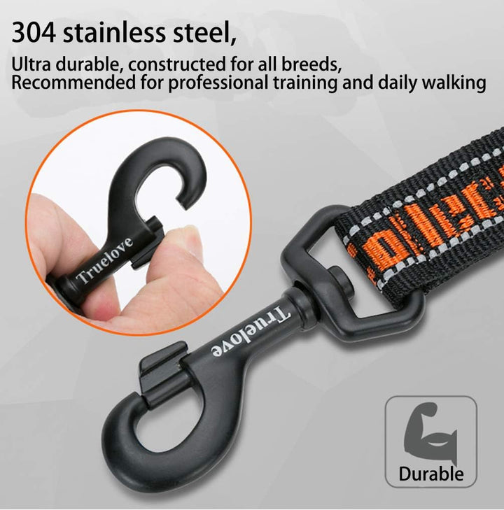 Multi Handle Dog Leash, Training Lead. Wine, Medium