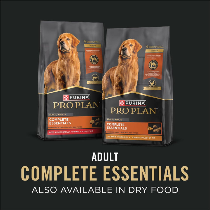 Complete Essentials, Beef and Vegetables Entree in Wet Dog Food Gravy