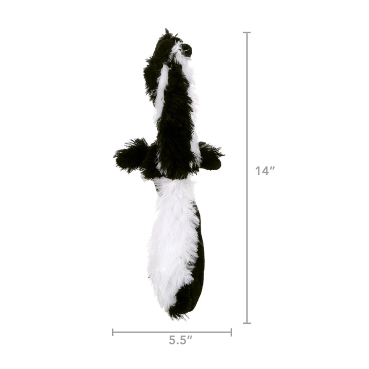 Plush Skinneeez Skunk Dog Toy 14"