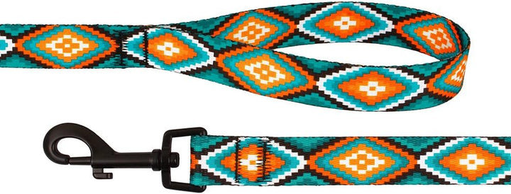 Nylon Dog Leash 5Ft Tribal Pattern Durable Walking Pet Leashes for Dogs Small Medium Large Puppy (Pattern 3, S)