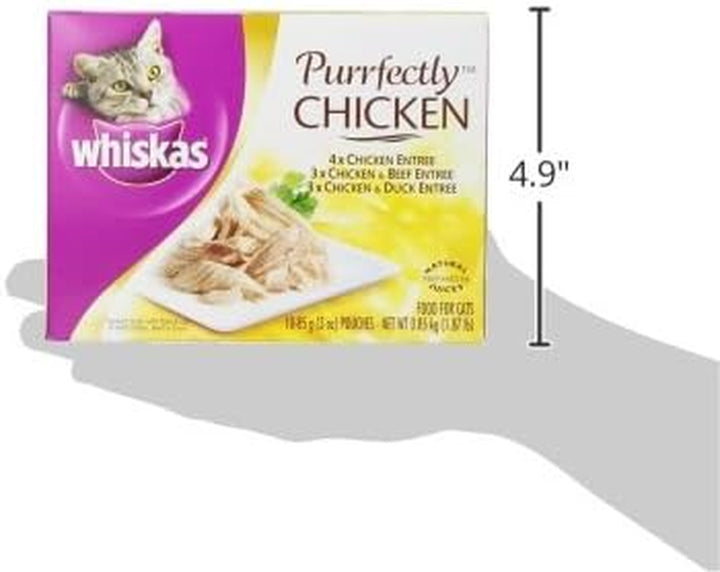 Purrfectly Chicken Variety Pack Wet Cat Food 3 Ounces (10 Count)