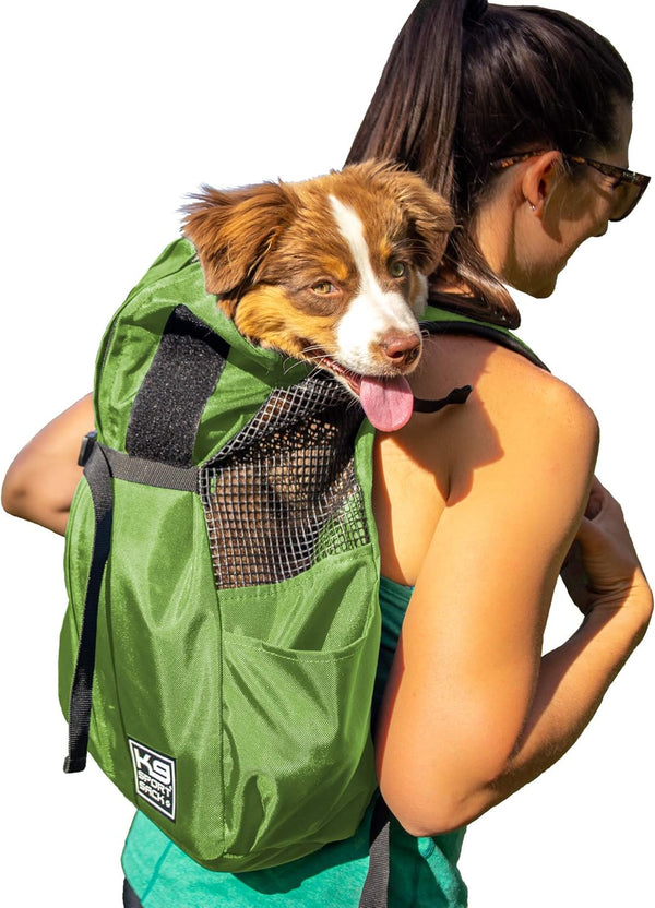 Trainer | Dog Carrier Dog Backpack for Pets (Large, Greenry)