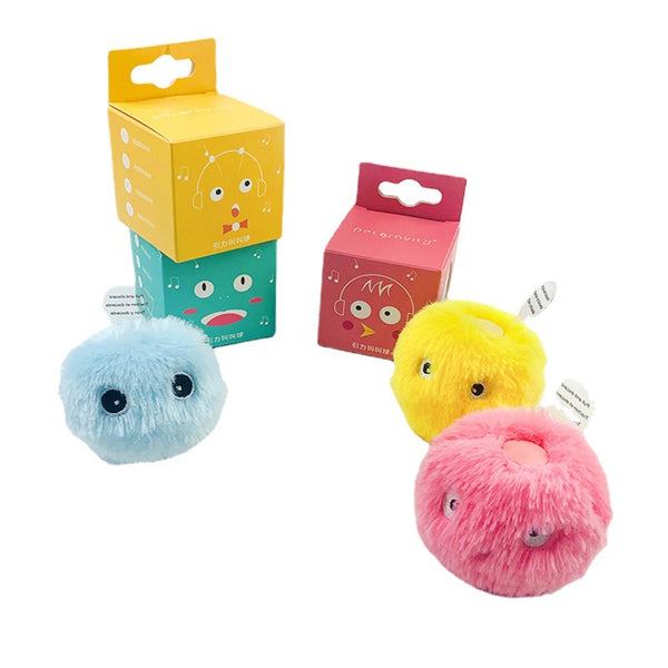 Kitty Calling Ball Toy Light-Emitting Cat Teasing Ball Catnip Sound Molar Long Lasting Self-Hi Relieving Stuffy Dog Toy Pet Products