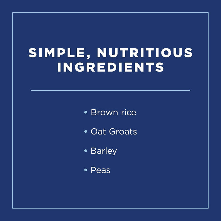 Limited Ingredient Diets Vegetarian Brown Rice, Oat Groats, Barley & Peas | Adult Dry Dog Food |Vegan | 28-Lb. Bag